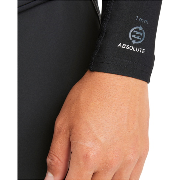 2026 Billabong Herre Absolute 1mm Poly Lite Jakke ABYW800128 - Black